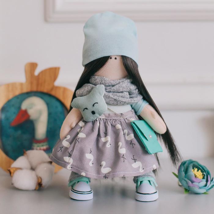 Мягкая кукла Лина, набор для шитья, 21*0,5*29,7 см