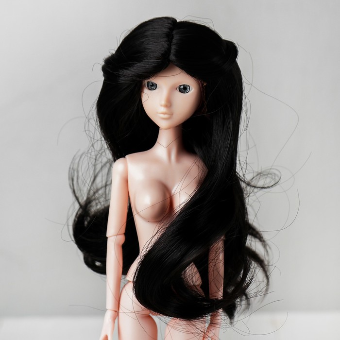 Волосы для кукол «Волнистые с хвостиком» размер маленький, цвет 2В