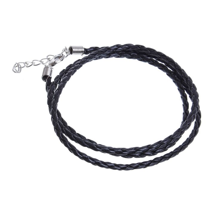 Основа-ожерелье 65 см, цвет чёрный