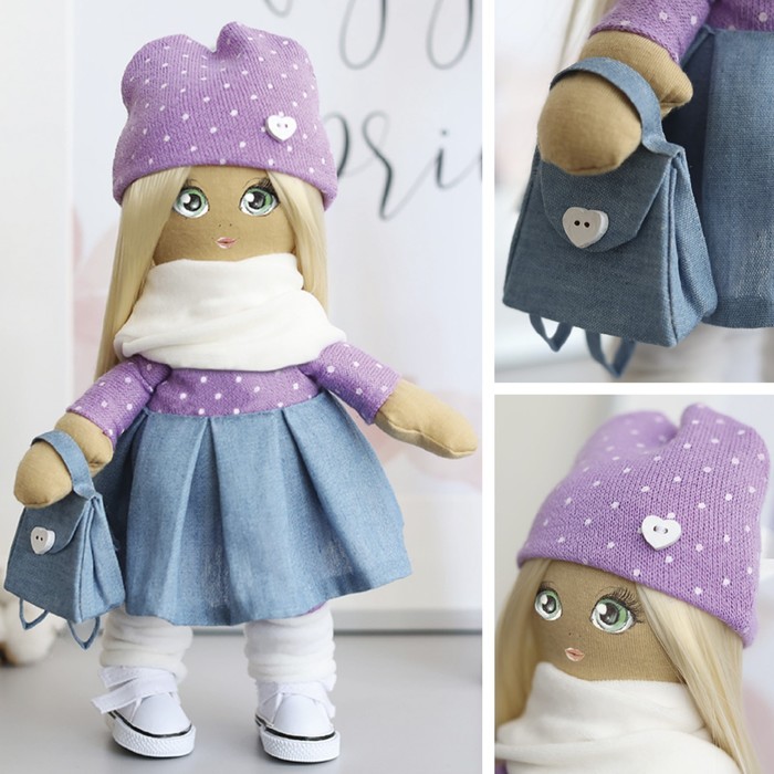 Мягкая кукла "Глория", набор для шитья 21*0,5*29,7 см
