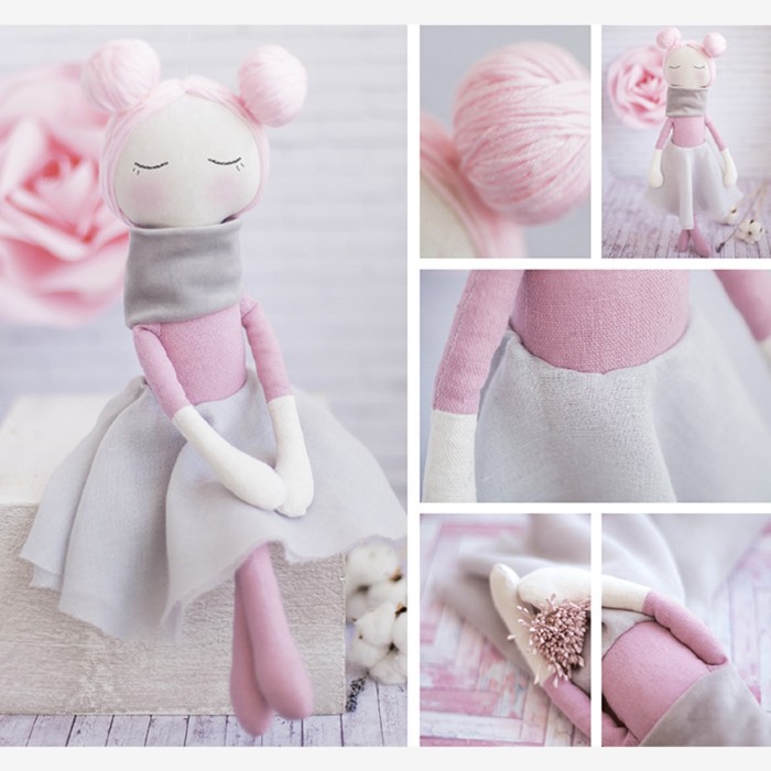 Интерьерная кукла «Амели», набор для шитья, 18*22*3.6 см