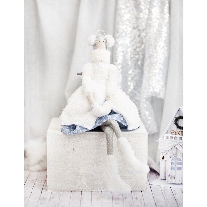 Интерьерная кукла «Снежка», набор для шитья, 18*22*3.6 см