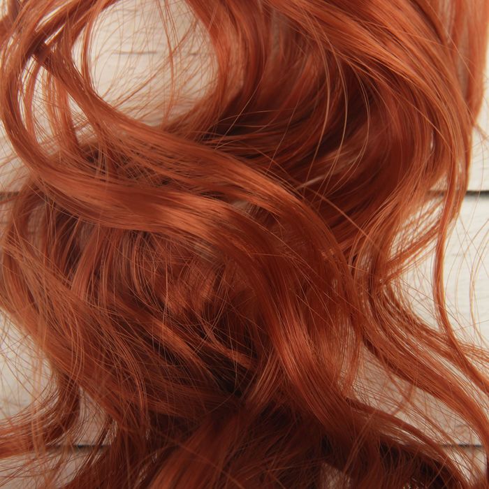 Волосы - тресс для кукол «Кудри» длина волос: 40 см, ширина:50 см, №13