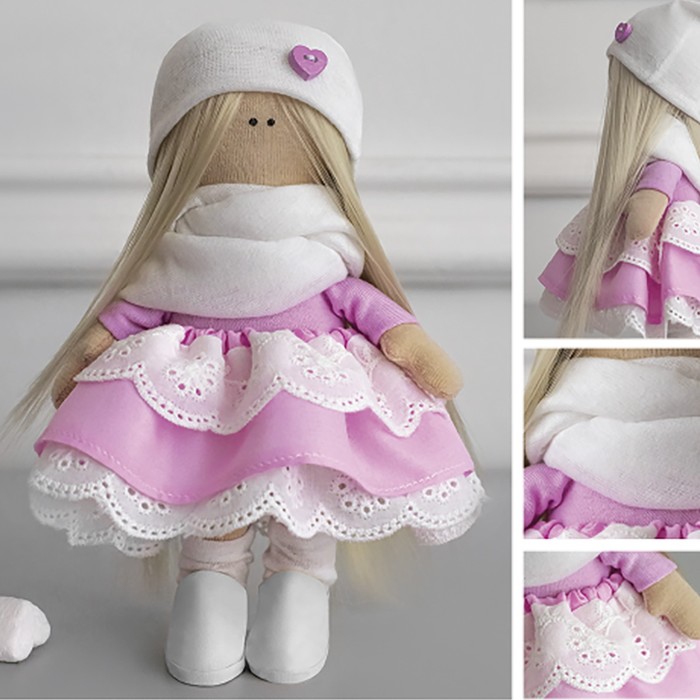 Интерьерная кукла "Лейла", набор для шитья, 21*29,7*0,5 см