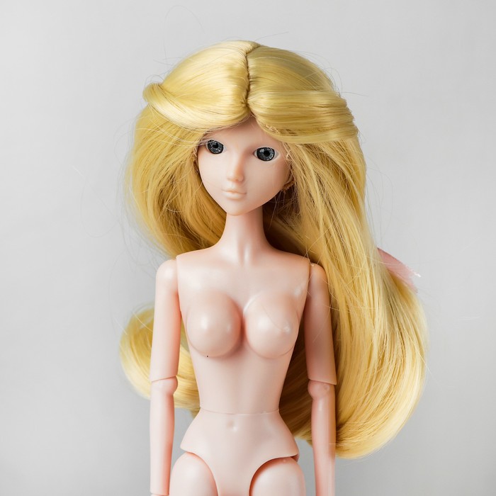 Волосы для кукол «Волнистые с хвостиком» размер маленький, цвет 613